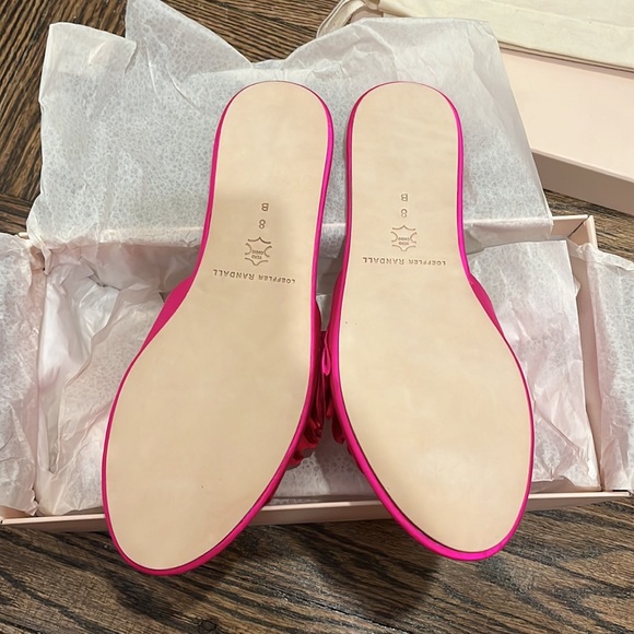 Loeffler Randall Rey Satin Ruffle Sandals - Picture 4 of 4